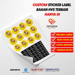 Home sticker label alamat pengiriman | sticker bisa ditulis + cutting