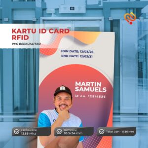 Home kartu rfid 1 atau 2 sisi full color printing id card custom